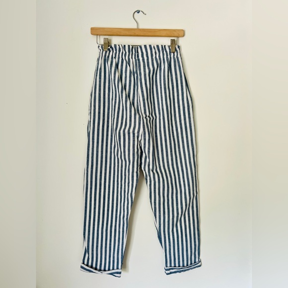 Pure Venice | Linen Vertical Striped Pant - Picture 3 of 5